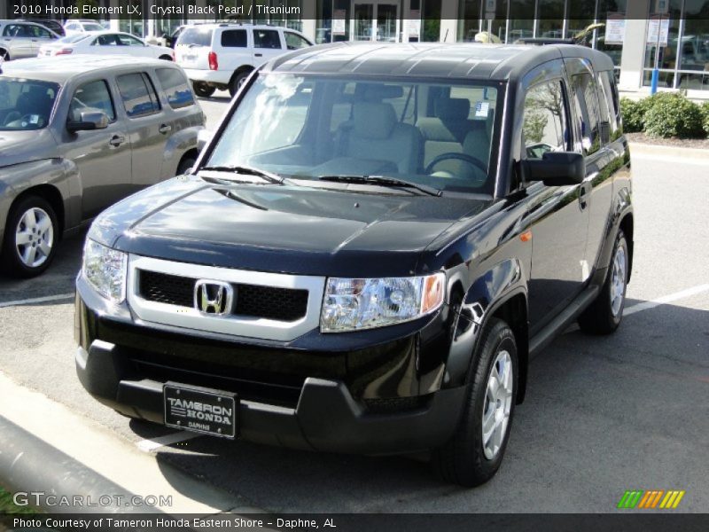 Crystal Black Pearl / Titanium 2010 Honda Element LX