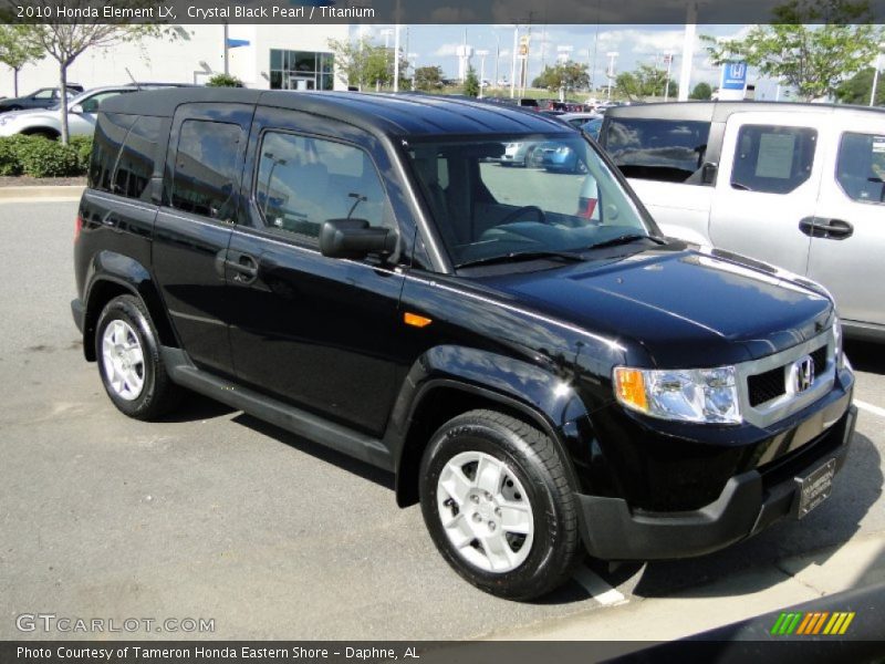 Crystal Black Pearl / Titanium 2010 Honda Element LX