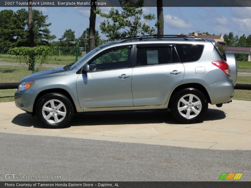 Everglade Metallic / Taupe 2007 Toyota RAV4 Limited