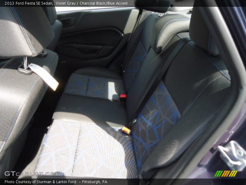 Violet Gray / Charcoal Black/Blue Accent 2013 Ford Fiesta SE Sedan
