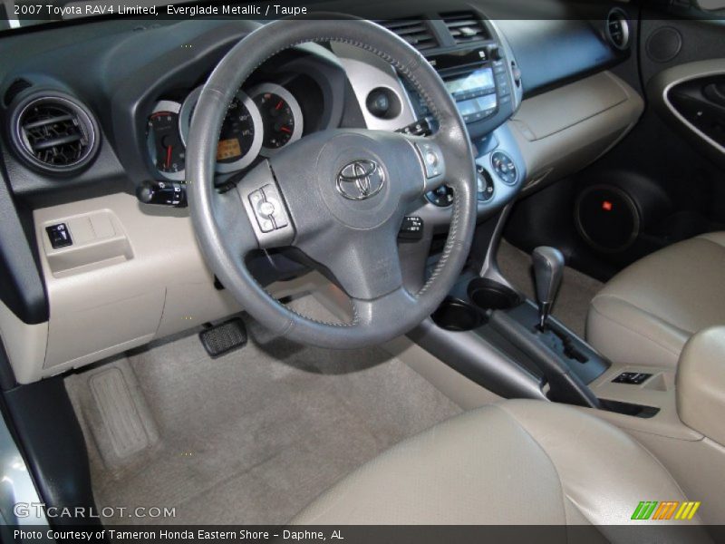 Everglade Metallic / Taupe 2007 Toyota RAV4 Limited