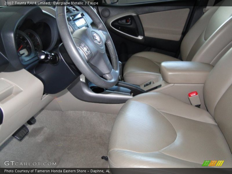 Everglade Metallic / Taupe 2007 Toyota RAV4 Limited