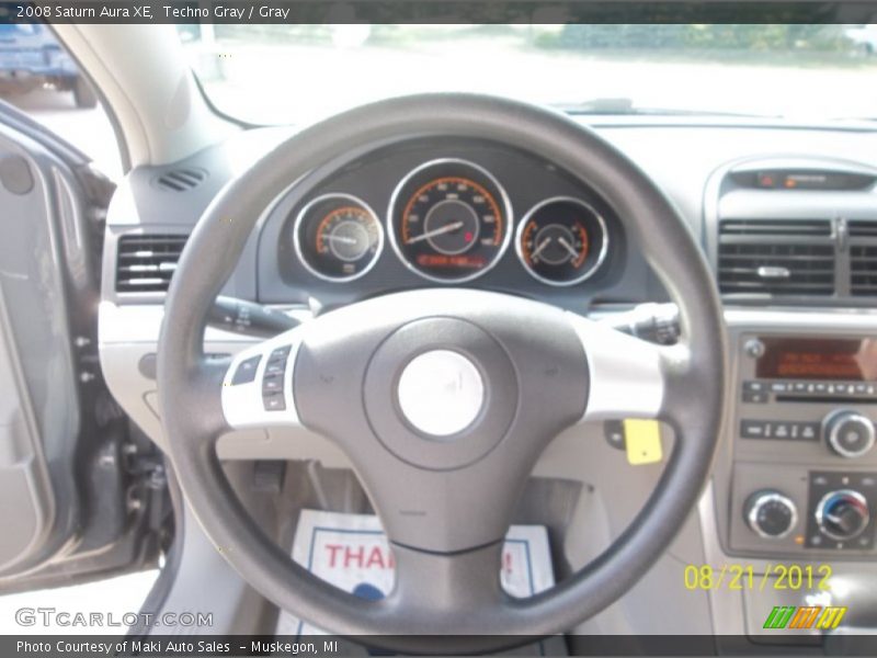 Techno Gray / Gray 2008 Saturn Aura XE