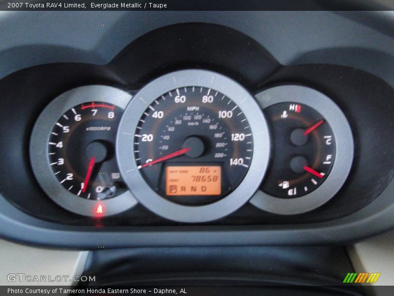 Everglade Metallic / Taupe 2007 Toyota RAV4 Limited