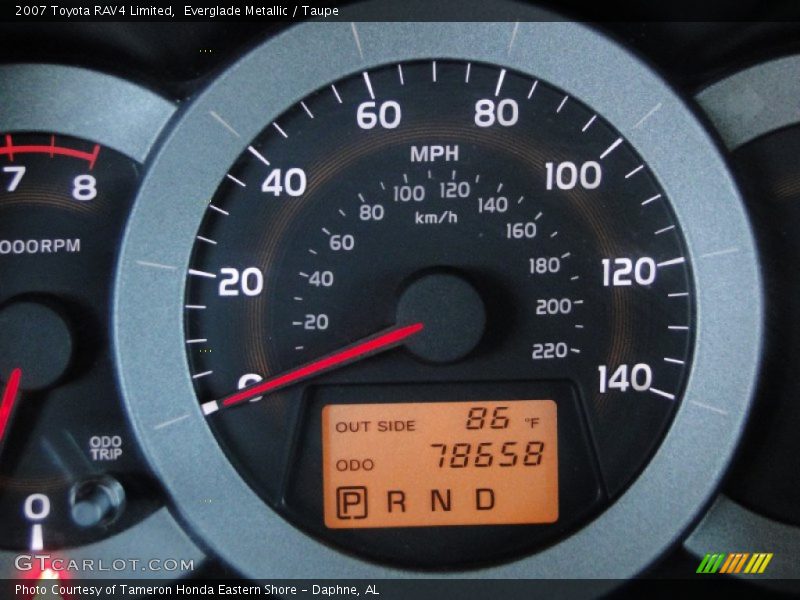 Everglade Metallic / Taupe 2007 Toyota RAV4 Limited