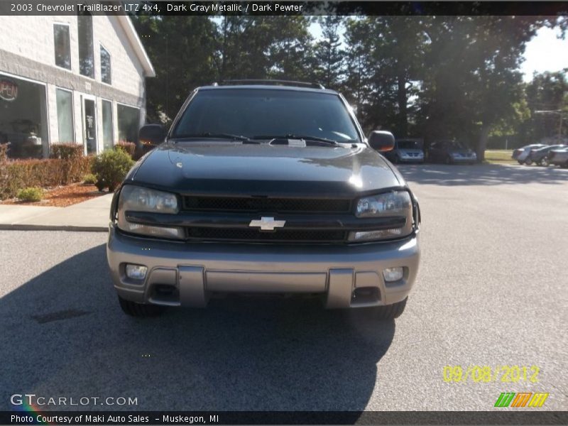 Dark Gray Metallic / Dark Pewter 2003 Chevrolet TrailBlazer LTZ 4x4