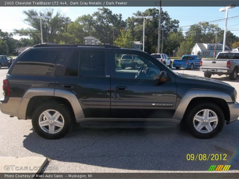 Dark Gray Metallic / Dark Pewter 2003 Chevrolet TrailBlazer LTZ 4x4