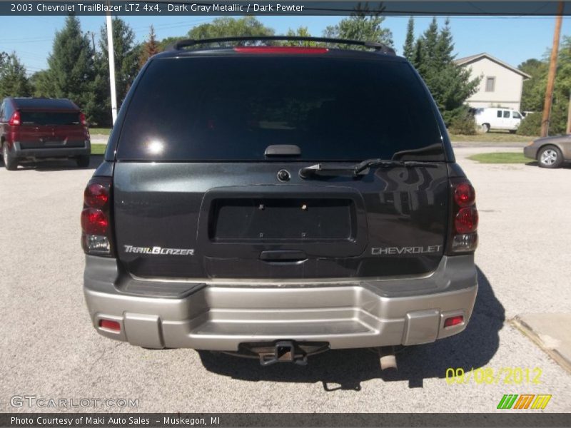 Dark Gray Metallic / Dark Pewter 2003 Chevrolet TrailBlazer LTZ 4x4