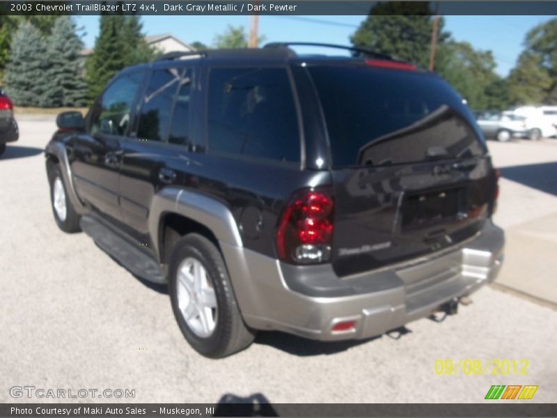 Dark Gray Metallic / Dark Pewter 2003 Chevrolet TrailBlazer LTZ 4x4