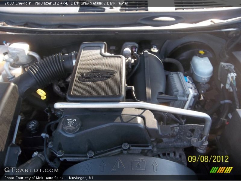 Dark Gray Metallic / Dark Pewter 2003 Chevrolet TrailBlazer LTZ 4x4