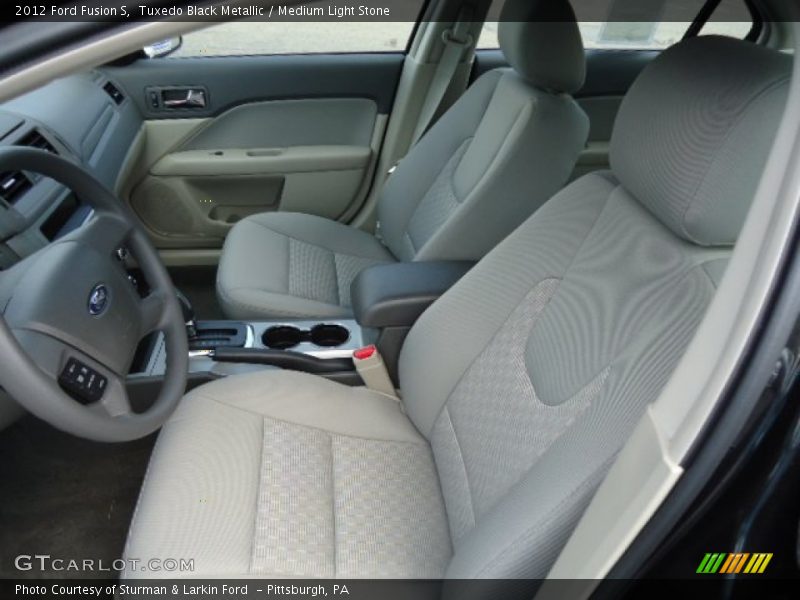 Tuxedo Black Metallic / Medium Light Stone 2012 Ford Fusion S