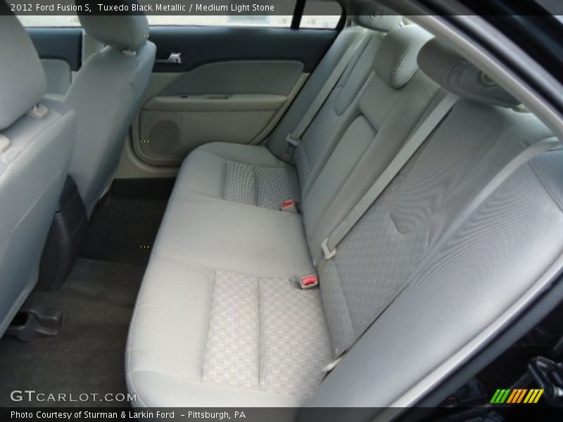 Tuxedo Black Metallic / Medium Light Stone 2012 Ford Fusion S