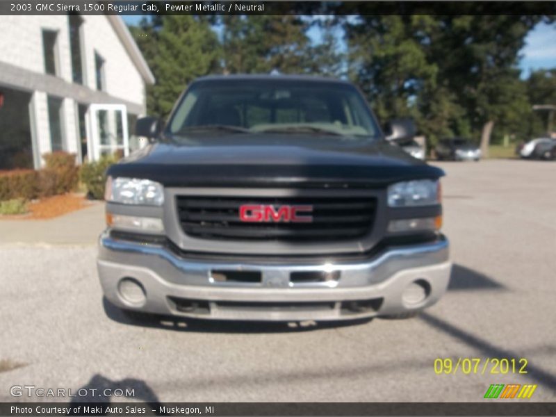 Pewter Metallic / Neutral 2003 GMC Sierra 1500 Regular Cab