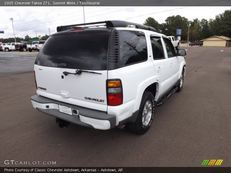 Summit White / Tan/Neutral 2005 Chevrolet Tahoe Z71