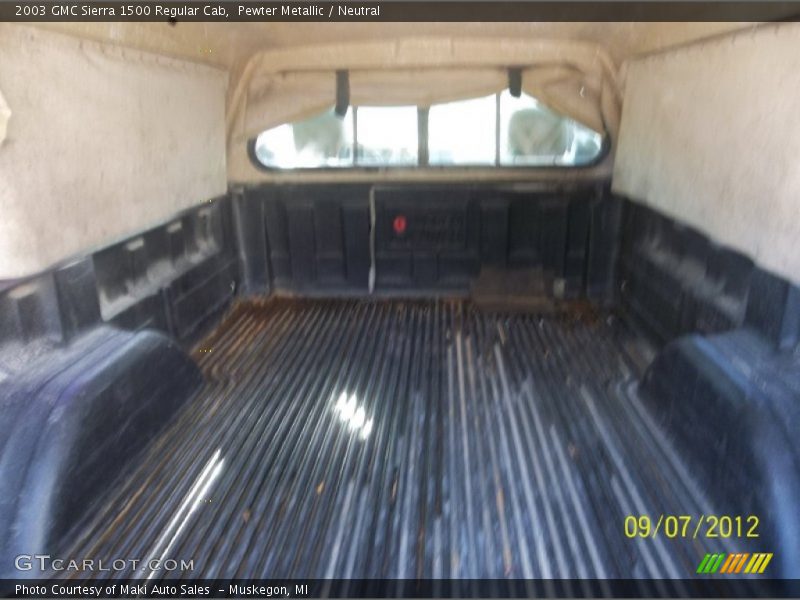 Pewter Metallic / Neutral 2003 GMC Sierra 1500 Regular Cab