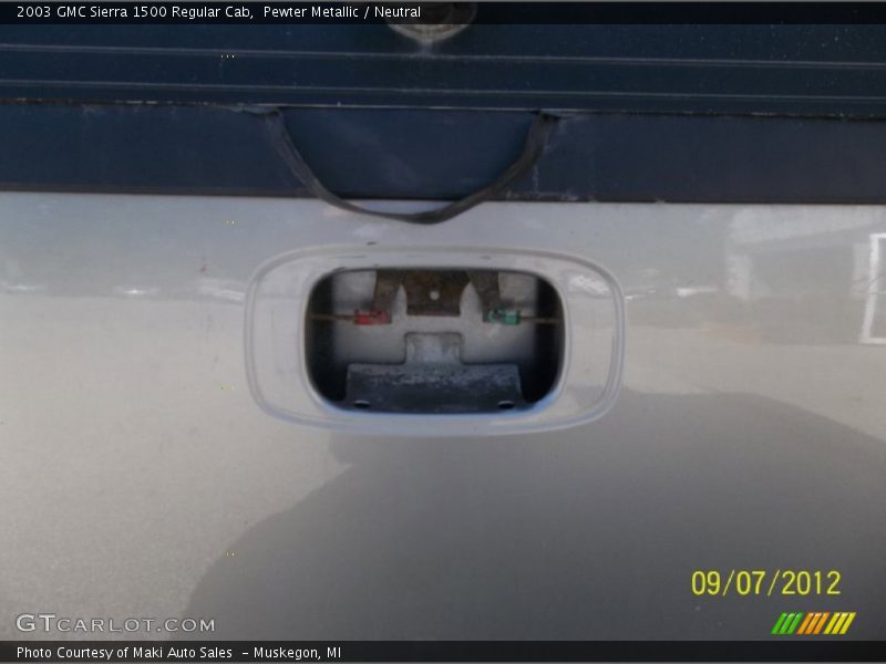 Pewter Metallic / Neutral 2003 GMC Sierra 1500 Regular Cab