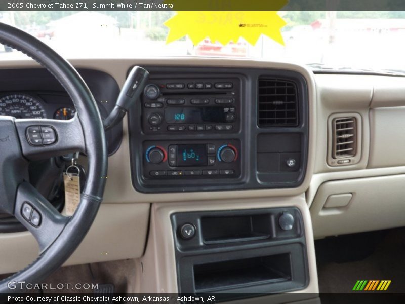 Summit White / Tan/Neutral 2005 Chevrolet Tahoe Z71