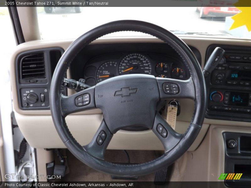 Summit White / Tan/Neutral 2005 Chevrolet Tahoe Z71