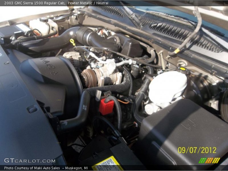 Pewter Metallic / Neutral 2003 GMC Sierra 1500 Regular Cab