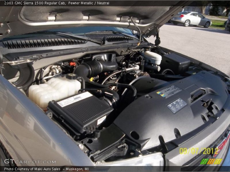 Pewter Metallic / Neutral 2003 GMC Sierra 1500 Regular Cab