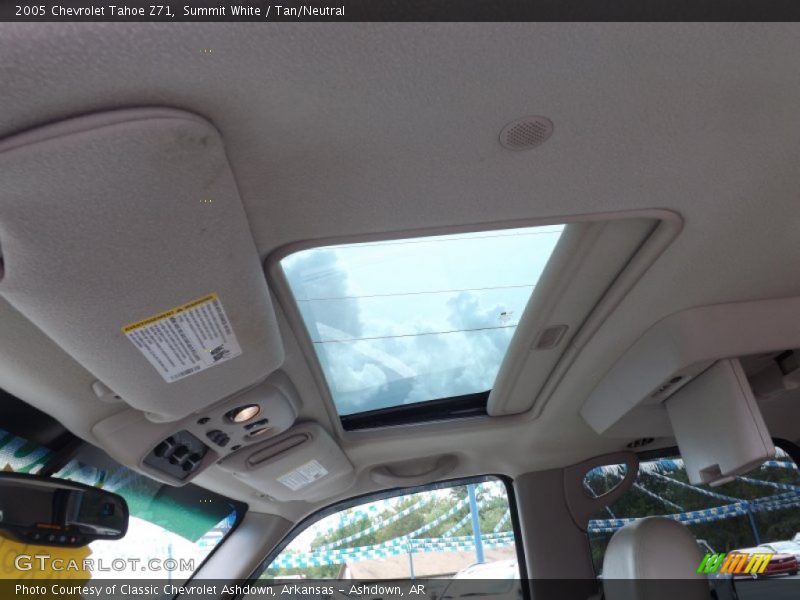 Summit White / Tan/Neutral 2005 Chevrolet Tahoe Z71