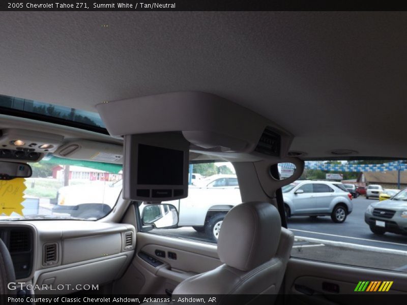 Summit White / Tan/Neutral 2005 Chevrolet Tahoe Z71