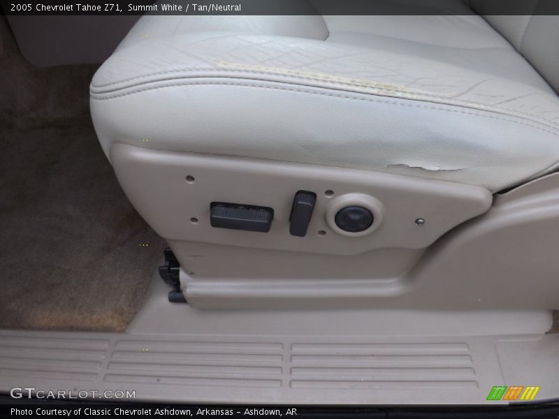 Summit White / Tan/Neutral 2005 Chevrolet Tahoe Z71