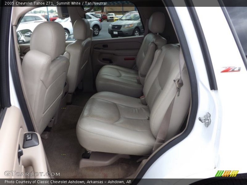 Summit White / Tan/Neutral 2005 Chevrolet Tahoe Z71