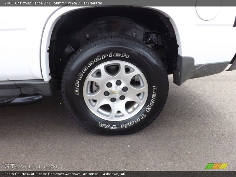 Summit White / Tan/Neutral 2005 Chevrolet Tahoe Z71