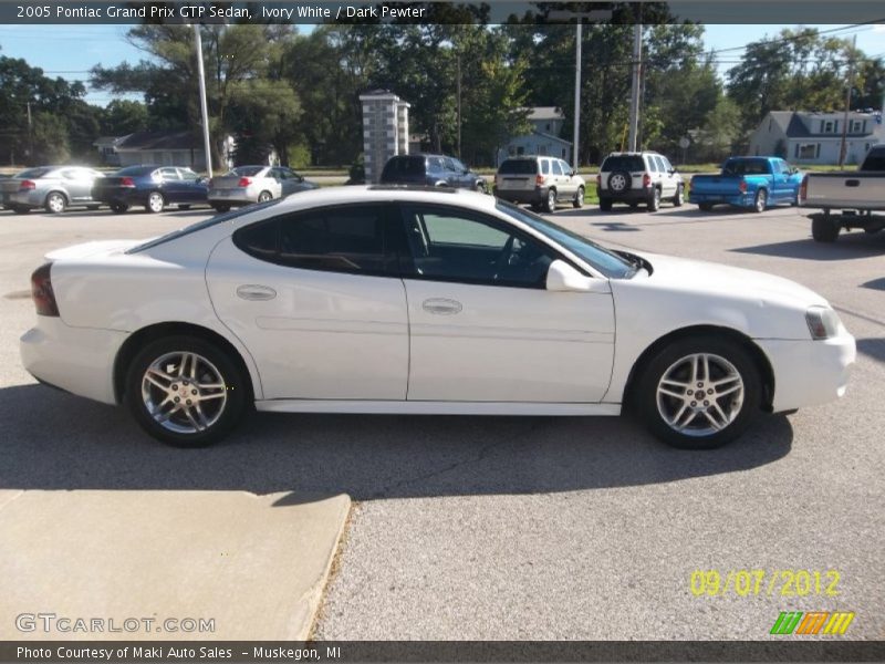 Ivory White / Dark Pewter 2005 Pontiac Grand Prix GTP Sedan