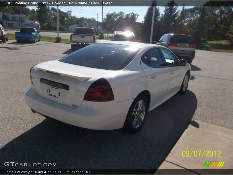 Ivory White / Dark Pewter 2005 Pontiac Grand Prix GTP Sedan