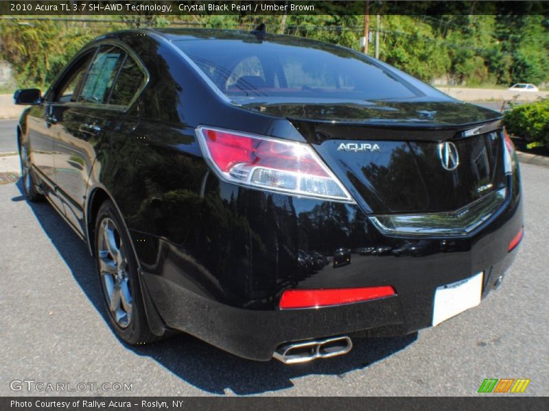 Crystal Black Pearl / Umber Brown 2010 Acura TL 3.7 SH-AWD Technology