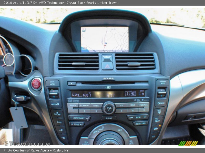 Crystal Black Pearl / Umber Brown 2010 Acura TL 3.7 SH-AWD Technology