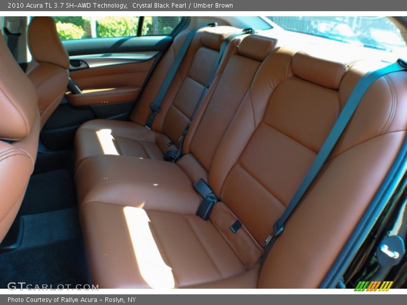 Crystal Black Pearl / Umber Brown 2010 Acura TL 3.7 SH-AWD Technology