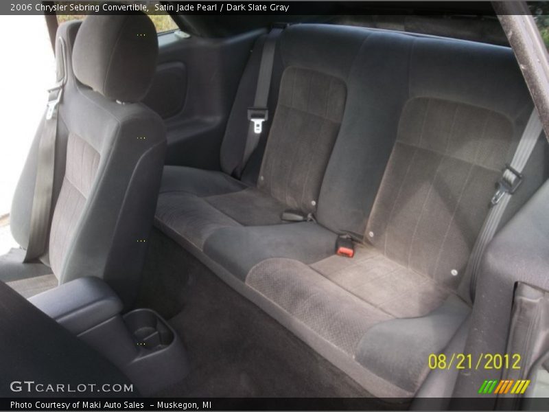Satin Jade Pearl / Dark Slate Gray 2006 Chrysler Sebring Convertible