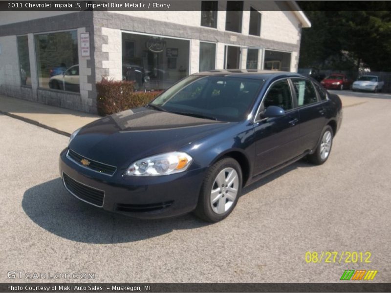 Imperial Blue Metallic / Ebony 2011 Chevrolet Impala LS