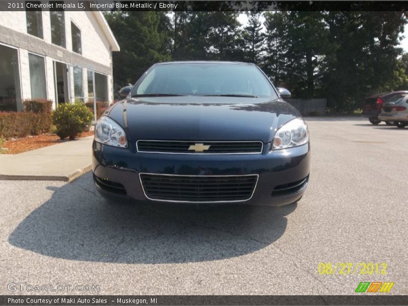 Imperial Blue Metallic / Ebony 2011 Chevrolet Impala LS