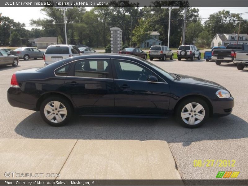 Imperial Blue Metallic / Ebony 2011 Chevrolet Impala LS