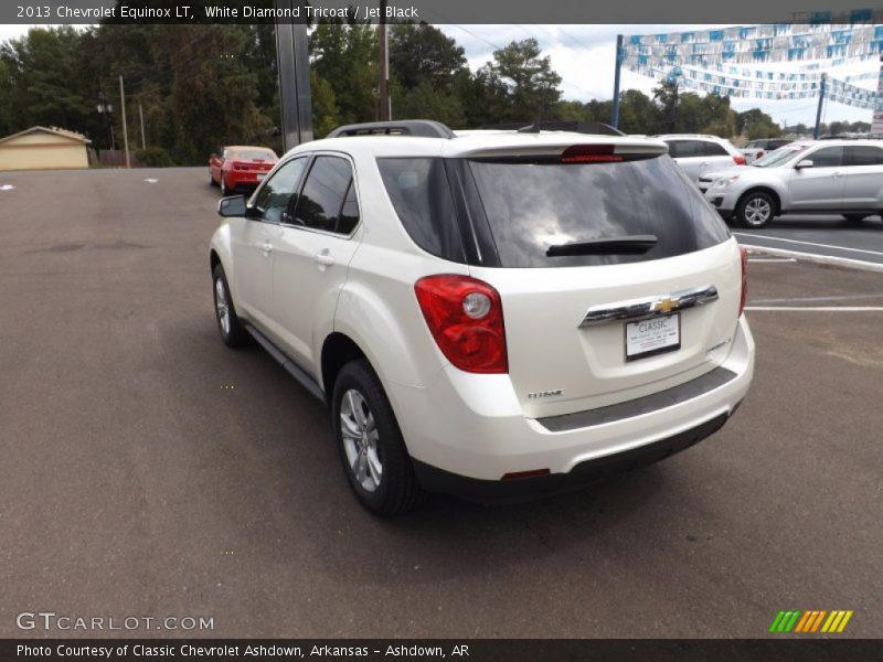 White Diamond Tricoat / Jet Black 2013 Chevrolet Equinox LT