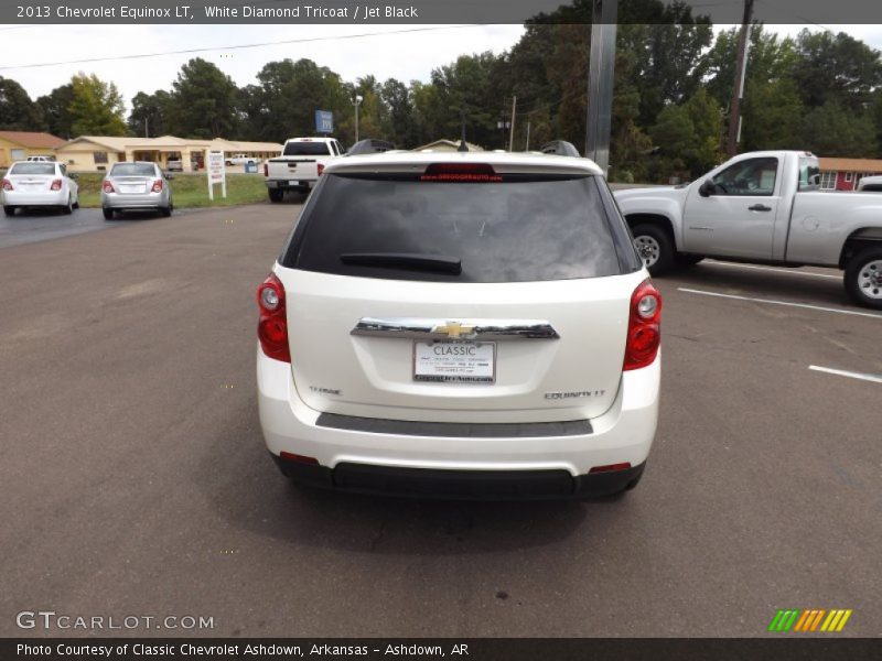 White Diamond Tricoat / Jet Black 2013 Chevrolet Equinox LT