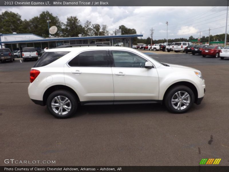 White Diamond Tricoat / Jet Black 2013 Chevrolet Equinox LT