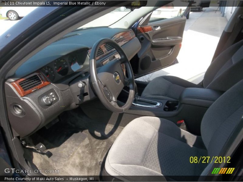 Imperial Blue Metallic / Ebony 2011 Chevrolet Impala LS