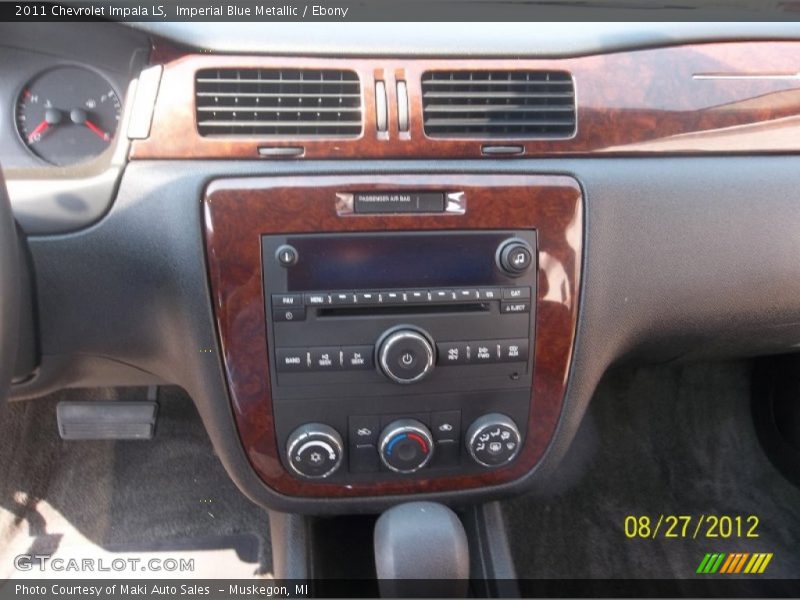 Imperial Blue Metallic / Ebony 2011 Chevrolet Impala LS