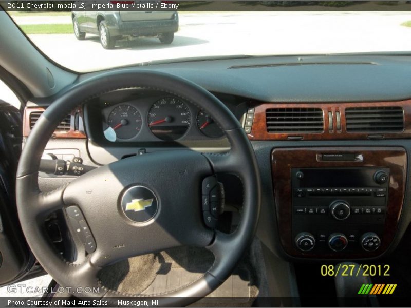 Imperial Blue Metallic / Ebony 2011 Chevrolet Impala LS