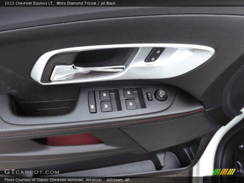 White Diamond Tricoat / Jet Black 2013 Chevrolet Equinox LT