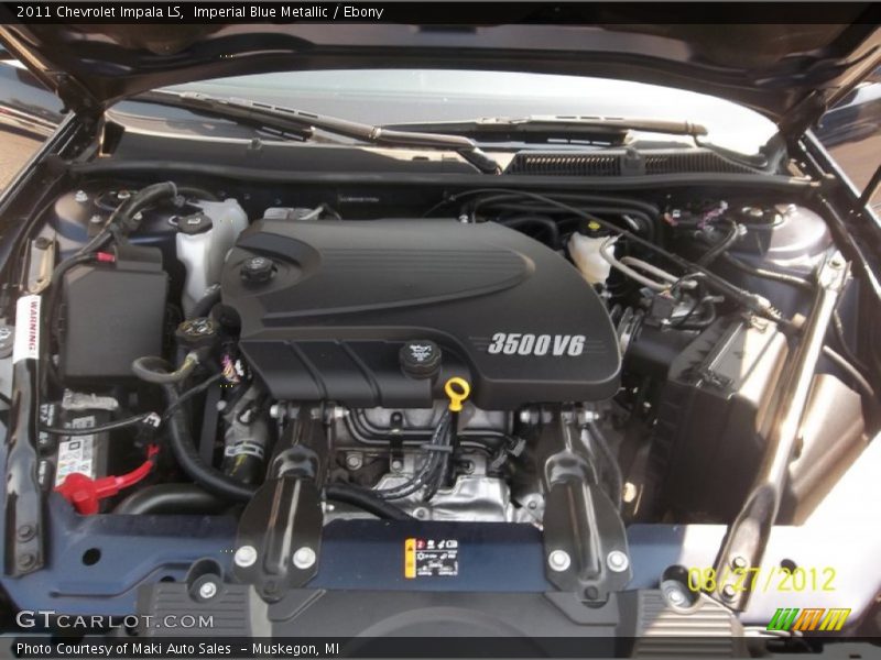 Imperial Blue Metallic / Ebony 2011 Chevrolet Impala LS