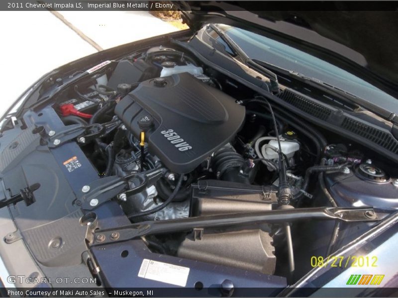 Imperial Blue Metallic / Ebony 2011 Chevrolet Impala LS