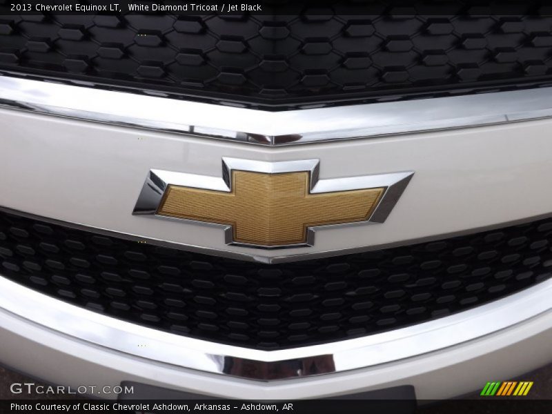 White Diamond Tricoat / Jet Black 2013 Chevrolet Equinox LT