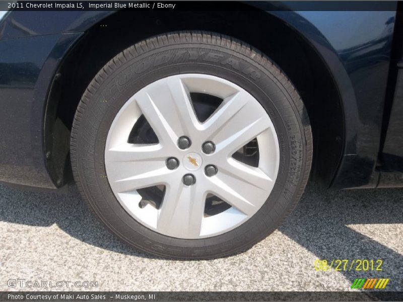 Imperial Blue Metallic / Ebony 2011 Chevrolet Impala LS