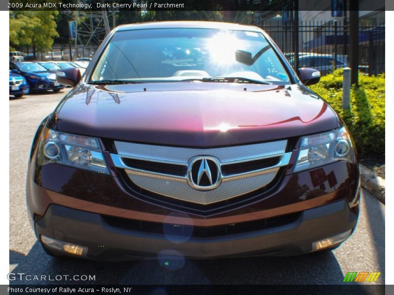 Dark Cherry Pearl / Parchment 2009 Acura MDX Technology